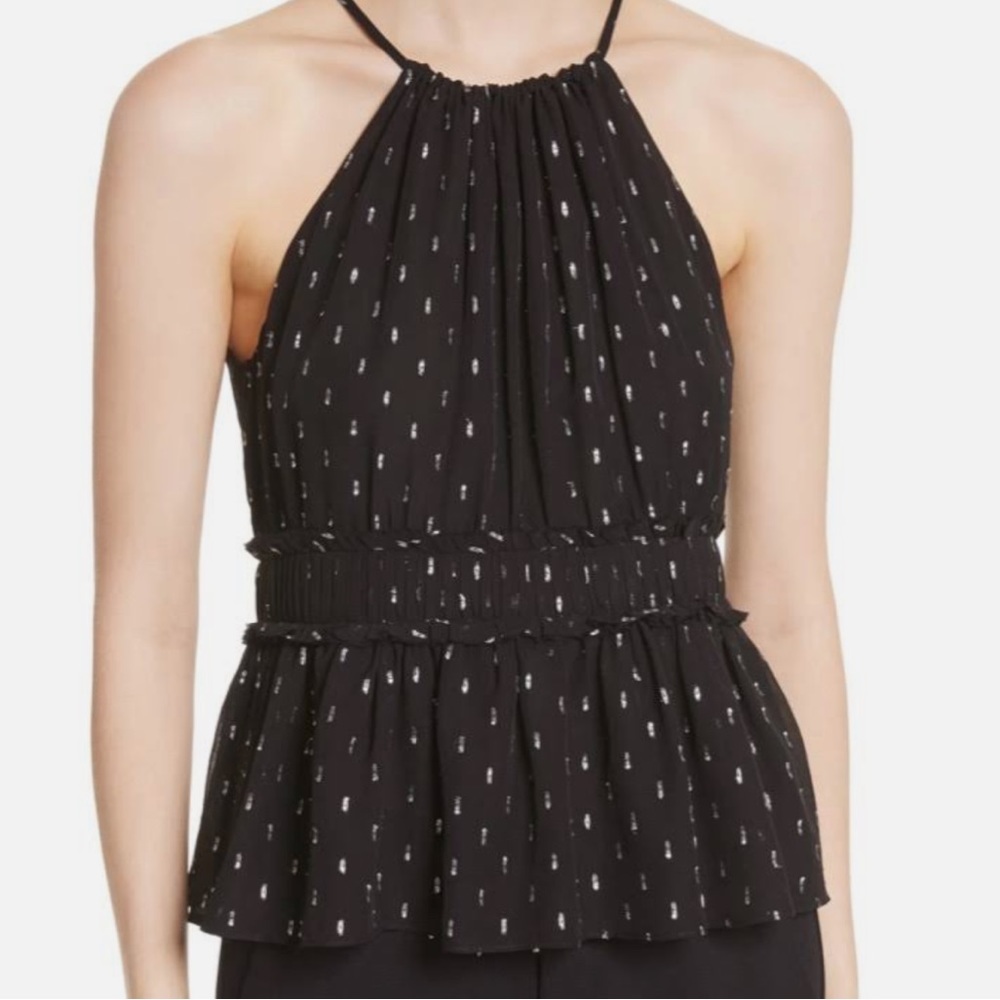 joie shawnette metallic cami top NWT